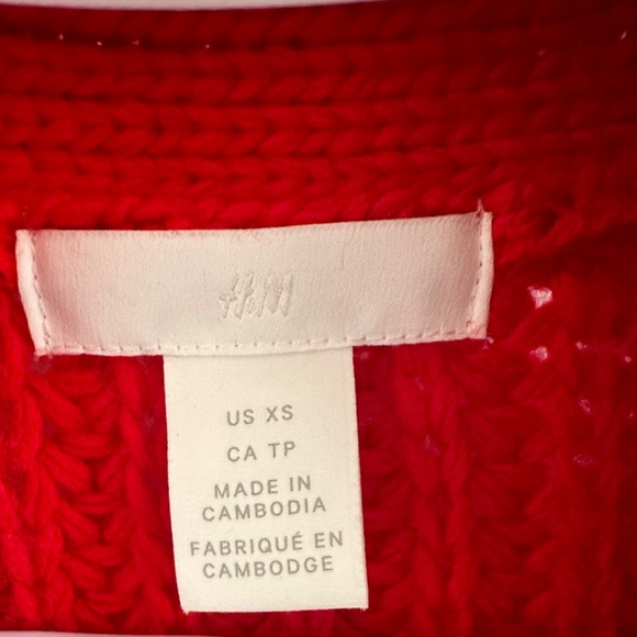 H&M red cardigan - Picture 7 of 7